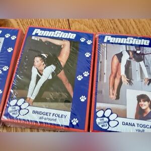 (3) Factory Sealed 1990s Penn State Nittany Lions Women’s Gymnastics Packs